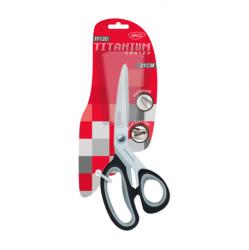  Foarfeca Titanium, 21 cm, grip cauciucat, lame otel inoxidabil (FF120)
