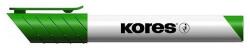 Kores Marker pentru whiteboard si flipchart, uscare rapida, varf easy flow Verde (KO20835)