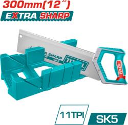 TOTAL Cutie de taiere în unghi TOTAL 300 mm cu fierastrau cu spate 12 (THTK591282) Fierastrau