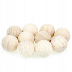 rKonik Fa gyöngyök golyók 14mm Nyers Lyuk Nélkül 10db (200247)