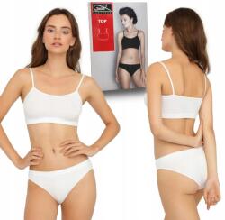 Gatta Varrás Nélküli Top Vékony Pántok Fehér S