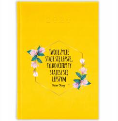 FunnyCase Könyvnaptár 2026 Az Élet Jobb, Ha Te Vagy Citrom Minták (Cytryna ŻYCIE JEST LEPSZE KIEDY TY JESTEŚ)