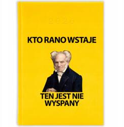 FunnyCase Könyvnaptár 2026 Aki Reggel Felkel, Nem Alszik Citrom Minták (Cytryna KTO RANO WSTAJE JEST NIE WYSPANY)