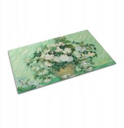 Wallmuralia Erős kültéri, csúszásgátló lábtörlő Van Gogh stílusú rózsák, 90x60 cm (010650720020000021358)