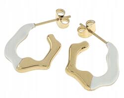 Xuping 952 Arany színű fülbevaló sebészeti acélból, bedugós, celebfülbevaló