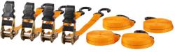Strend Pro Set 4 chingi cu clichet Strend Pro 25 mm, 4, 5 m, sarcina max. 500 kg (217626)
