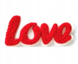 Myszka Aranyos Hímzett Kitűző, Patch, Patch Love, Szeretlek, Valentin Napra (DOG)