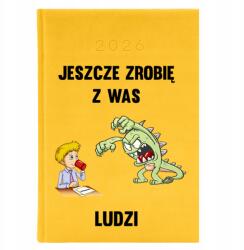  Könyvnaptár A5 2026 Citrom év Tanárnak Vicces varázsló (Planer 2026 Cytrynowy Zabawny)