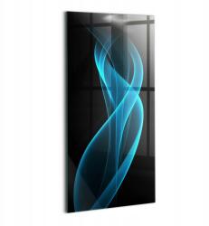 Wallfluent Fotó Üvegkép Fali Kép Étkezőbe Kék absztrakció 50x100 (010010010170100274335)