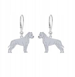 Mejk Jewellery Ezüst Amstaff Fülbevaló Női 925 Ékszer Ajándék Ingyenes Gravírozással (Kolczyki Srebrne) - allegro - 15 205 Ft
