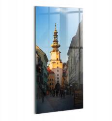 Wallfluent Üvegkép Fali Dekoráció Grafika Mihály kapu Pozsonyban (010010010170100075606)