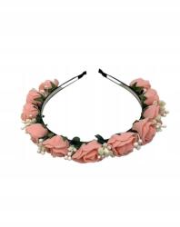 Wera Fejpánt virágokkal- világos rózsaszín és krém (OPASKA#4)