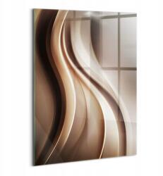 Wallfluent Edzett Üveg Kép Előszobába Absztrakt lágy vonalak 70x100 (010010010240100005463)