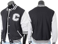 Carlo Lamon Baseball dzseki férfi pulóver állógallérral Lamon S