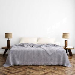 MAJOLI by Bahar Tekstil® Cuvertura gofrata din bumbac 100% 180x240 cm, Optimus Today Gri deschis