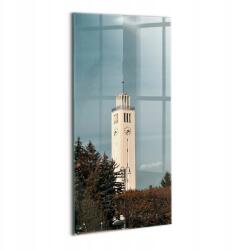 Wallfluent Modern Üvegkép Nappaliba Debreceni Templom Magyarországon 70x140 (010010010250100075554)