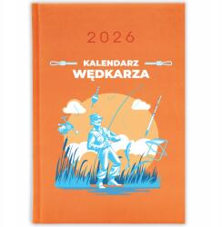 FunnyCase Könyvnaptár 2026 Horgász Naptár Narancssárga Ajándék Minták (Kalendarz Pomarańczowy KALENDARZ WĘDKARZA)