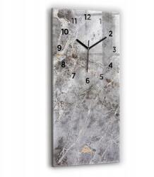 Wallfluent Üveg Falióra Csendes Szerkezettel Szürke Gránit Márvány Mintával 30x60cm (010010500020200267654)