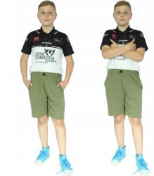 Ika Rövidnadrág zsebekkel Khaki Melange rövidnadrág 146-os méret