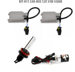 Carguard Kit xenon H11 CAN-BUS 12V 35W 4300K Carguard, cu balasturi (H11-KIT-CB-4.3)
