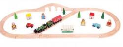 Bigjigs Toys Sină de tren din lemn Scoțian zburător (DDBJT026) Trenulet