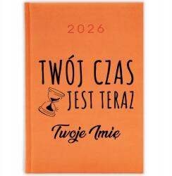  Naptár 2026 Narancssárga Határidőnapló Ajándék A Barátnődnek A Te Időd (KALENDARZ POMARAŃCZOWY TWÓJ CZAS)