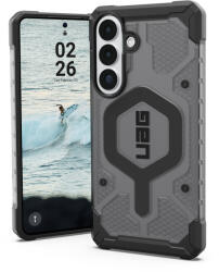 Urban Armor Gear Carcasa UAG Pathfinder Clear cu MagSafe compatibila cu Samsung Galaxy S26 Plus, Negru / Gri (214527113140)