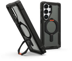 Urban Armor Gear Carcasa UAG Plasma XTE cu MagSafe si Stand compatibila cu Samsung Galaxy S26 Ultra, Negru / Portocaliu (214522114097)