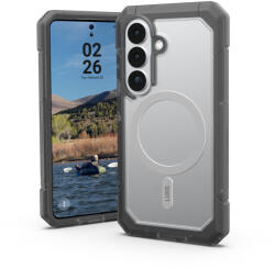 Urban Armor Gear Carcasa UAG Trooper cu MagSafe compatibila cu Samsung Galaxy S26, Clear / Ash (214518114G31)
