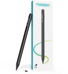 Metapen Stylus pen activ Metapen Pen G1 compatibil cu diferite tablete, Autonomie 1.5h, Bluetooth, USB-C, Negru (6936360601080)