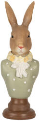 Clayre & Eef Figurina Iepuras Paste polirasina multicolora 6x5x18 cm (6PR5364deco)