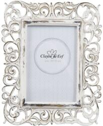 Clayre & Eef Rama foto de masa lemn alb antichizat Marlene 18 cm x 23 cm (2F0497deco)