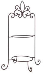Clayre & Eef Suport platouri fier maro 38x30x57 cm (W40091deco) Tava