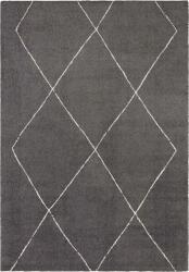 Mojdywan Nappali szőnyeg 200x290cm, plüss grafitszőr, boho minta (103662 DARK GREY CREAM 200X290)