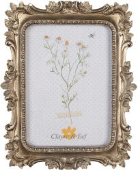 Clayre & Eef Rama foto masa, perete polirasina aurie 19x2x24 cm, 13x18 cm (2F1072deco)