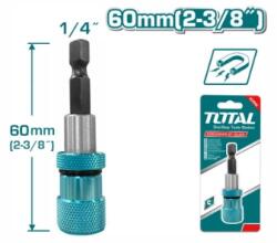 TOTAL Prelungitor magnetic pentru biti TOTAL 60 mm, prindere 1/4 (TAC464601) Surubelnita
