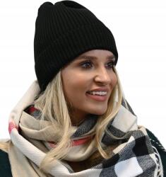 Alur Divatos Klasszikus Sapka Optimálisan Meleg Fekete N1