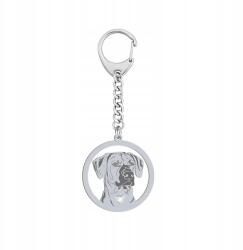 Mejk Jewellery Kulcstartó Rhodesian Ridgeback 925 Ékszer Nő Gravírozás Ingyenes (Rhodesian Ridgeback)