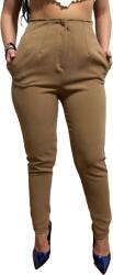 Pantaloni Chic Pantaloni Cu Pliuri In Talie Maro Valeria