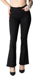 Pantaloni Chic Blugi Evazati Negri Dama J Lo