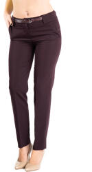 Pantaloni Chic Pantaloni Dama Office Grena Sienna -Premium