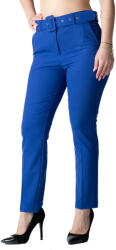 Pantaloni Chic Pantaloni Office Albastri Marime Mare Penelope