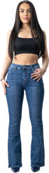 Pantaloni Chic Blugi Evazati Albastri Dama J Lo