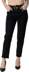 Pantaloni Chic Blugi Dama Boyfriends Negri Allegra