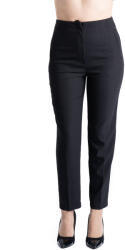 Pantaloni Chic Pantaloni Annalise Negri Cu Pliuri In Talie