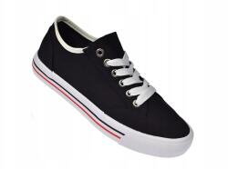 Atletico Fekete női tornacipő félcipő Atletico nem karcoló WY20689, 36-os méret (WY20689 BK)