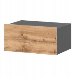 Stiv-Meble Éjjeliszekrény Akasztós Szürke Wotan Tölgy 1 Fiókos Éjjeli Asztal Nakastlik Loft (Szafka nocna wisząca Stolik Nocny Nakastlik)