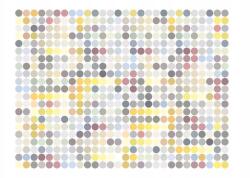 DecoNest Fotótapéta Színes pöttyök 200X154 (A0-LFTNT0597)