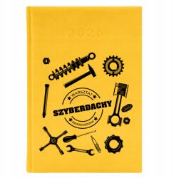  Könyvnaptár A5 2026 Év Citrom Tervező Műhely neve Varázsló (Planer 2026 Cytrynowy Nazwa Warsztatu)