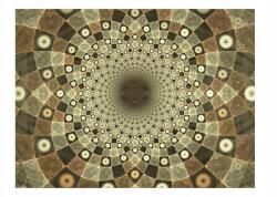 DecoNest Fotótapéta Barna mozaik 300X231 (A0-XXLFTNT0058)